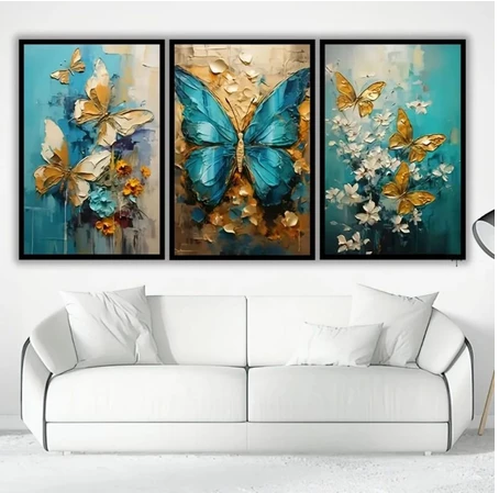 Quadro-Borboleta-Celeste