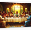 Quadro Santa Ceia de Jesus Cristo