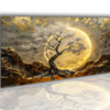 Quadro Lua arvore eclipse - Estilo Celestial