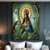 Quadro-Nossa-senhora-da-Penha-e-o-Lagarto