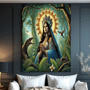 Quadro-Nossa-senhora-da-Penha-e-o-Lagarto